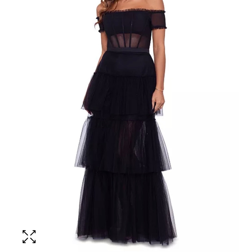 Betsy & Adam Mesh Gown